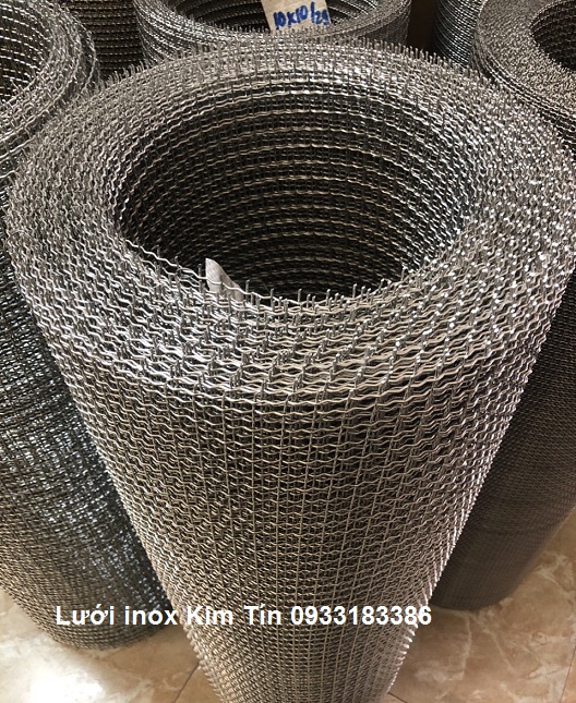 Lưới inox đan ô 15x15mm sợi 1.5mm 304